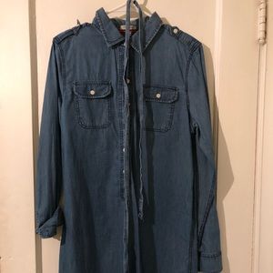 Denim Shirt Dress